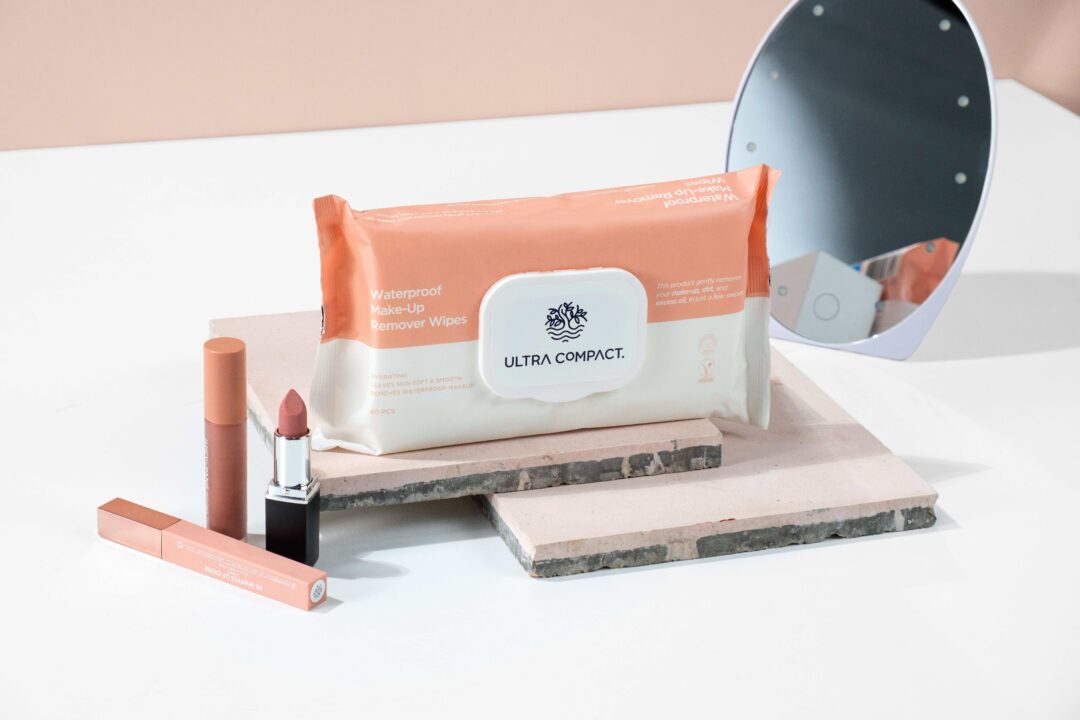 Waterproof makeup remover wipes 40pcs