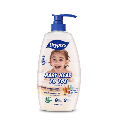 drypers-head-to-toe-almond-milk-bottle